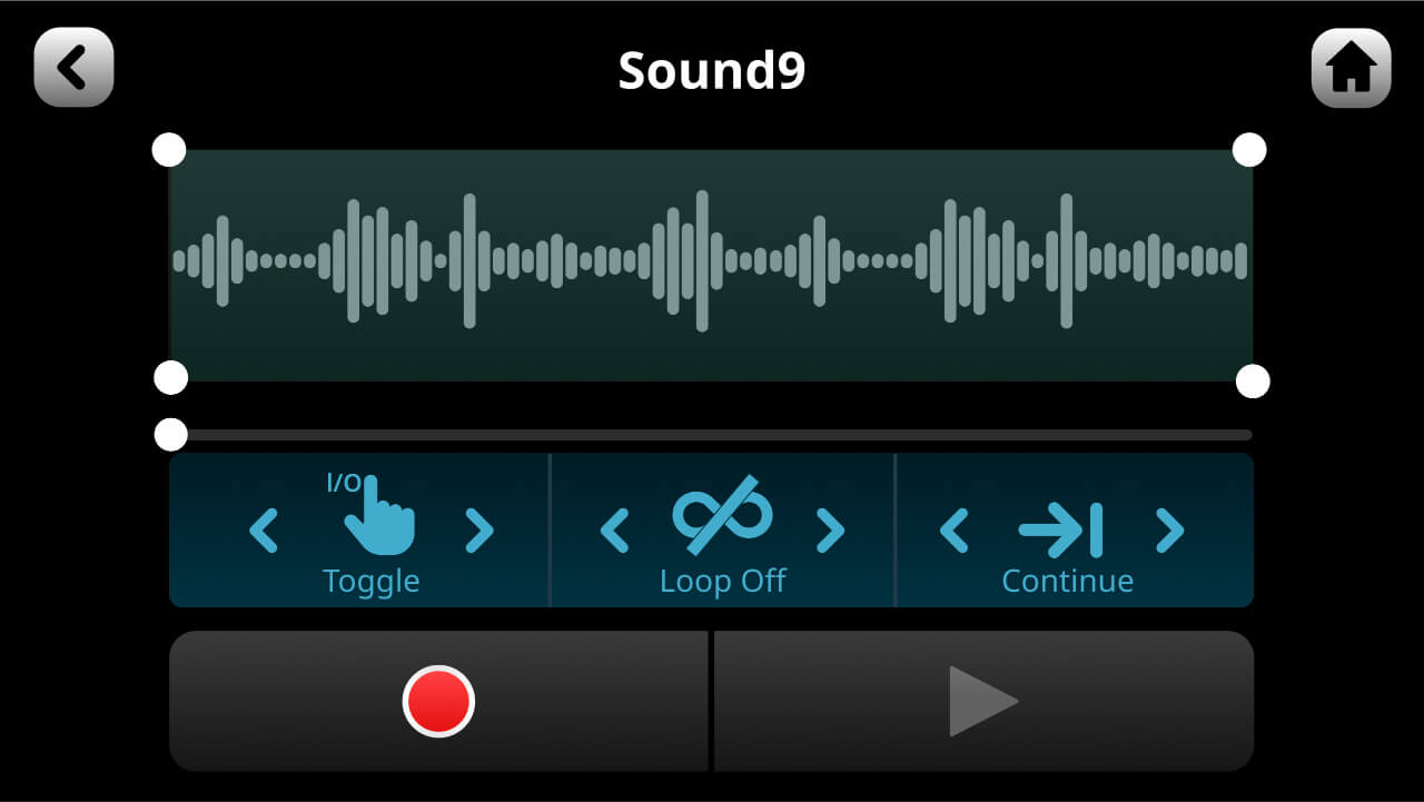 RØDECaster Pro II SMART pads playback screen