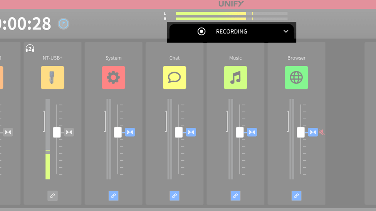 UNIFY recording submix